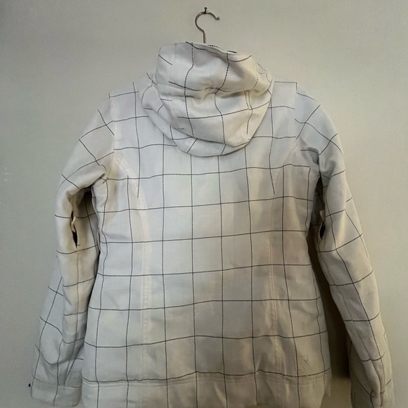 White windowpane Burton snowboarding jacket - Picture 8 of 8